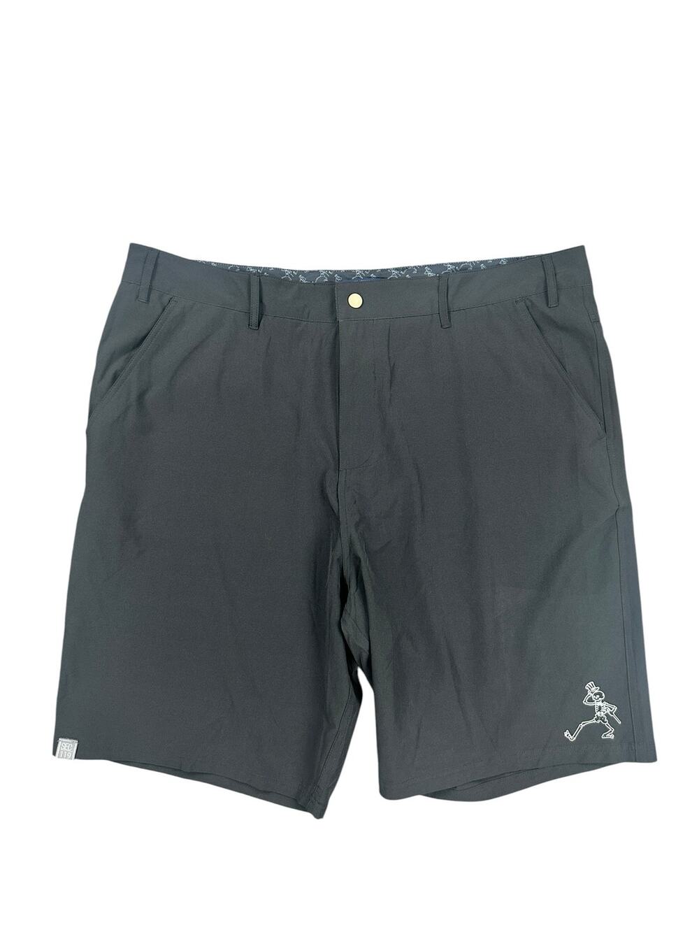 Section 119 x Grateful Dead Dancing Skeleton Performance Golf Shorts — Size 42